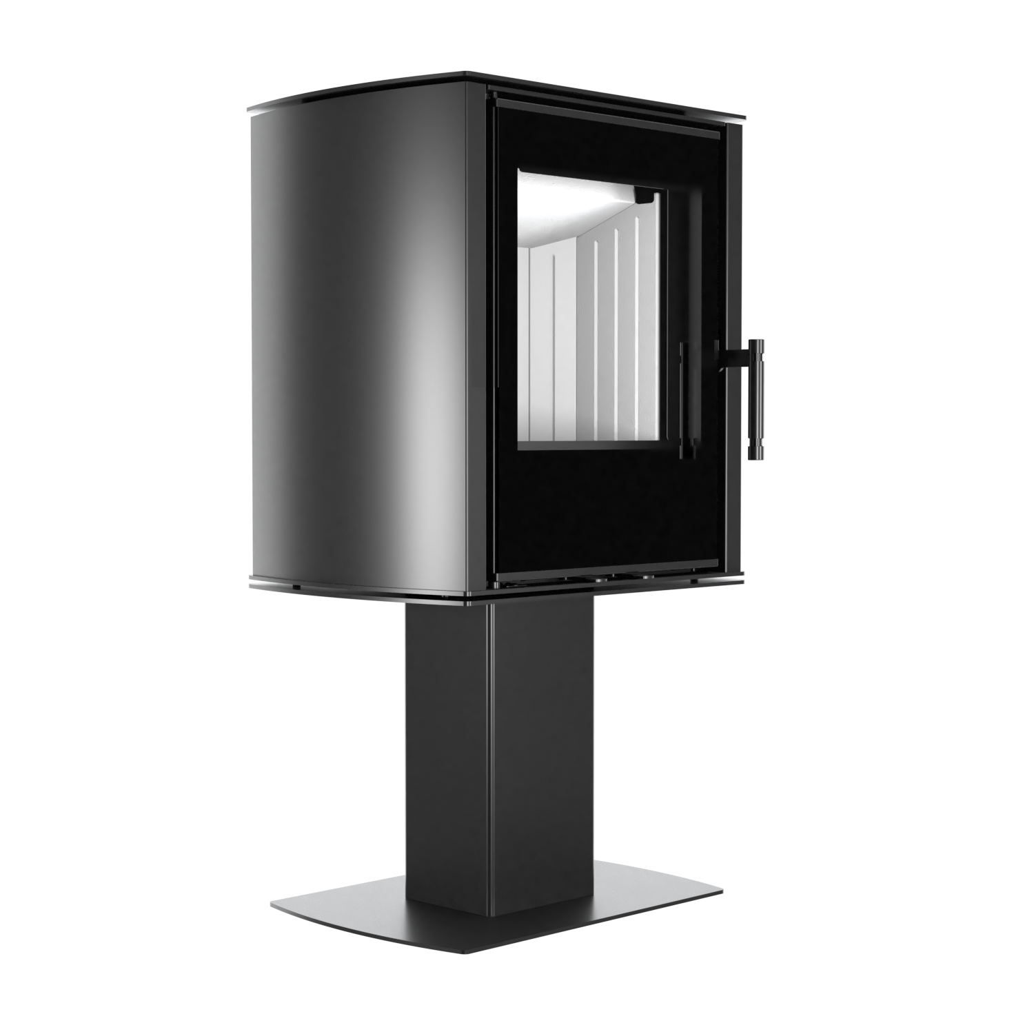 Zestaw kominek powietrzny stalowy KRATKI LUCY BLACK 12 kW Ø 200 z akcesoriami cane sf 1 - Zestaw kominek powietrzny stalowy KRATKI LUCY BLACK 12 kW Ø 200 z akcesoriami